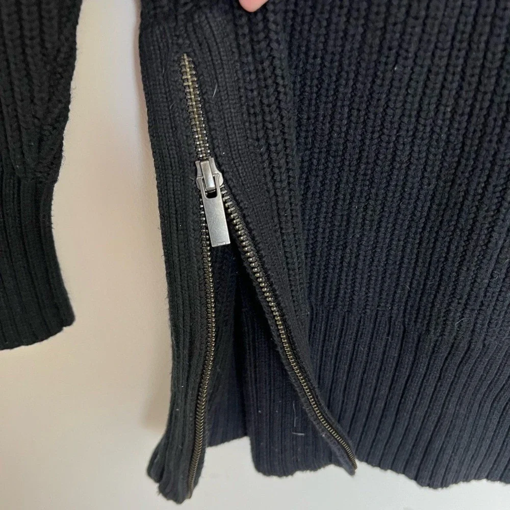 💕 Banana Republic Turtleneck‎ Sweater Cotton Black Size S
